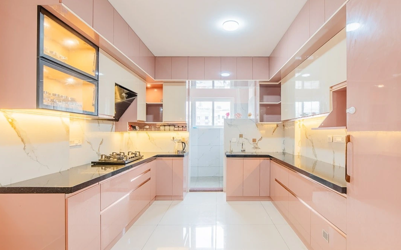 High Gloss Mica Kitchen